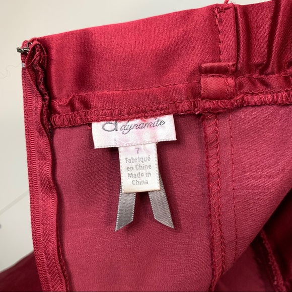 Red Strapless Mini Dress - Picture 7 of 8